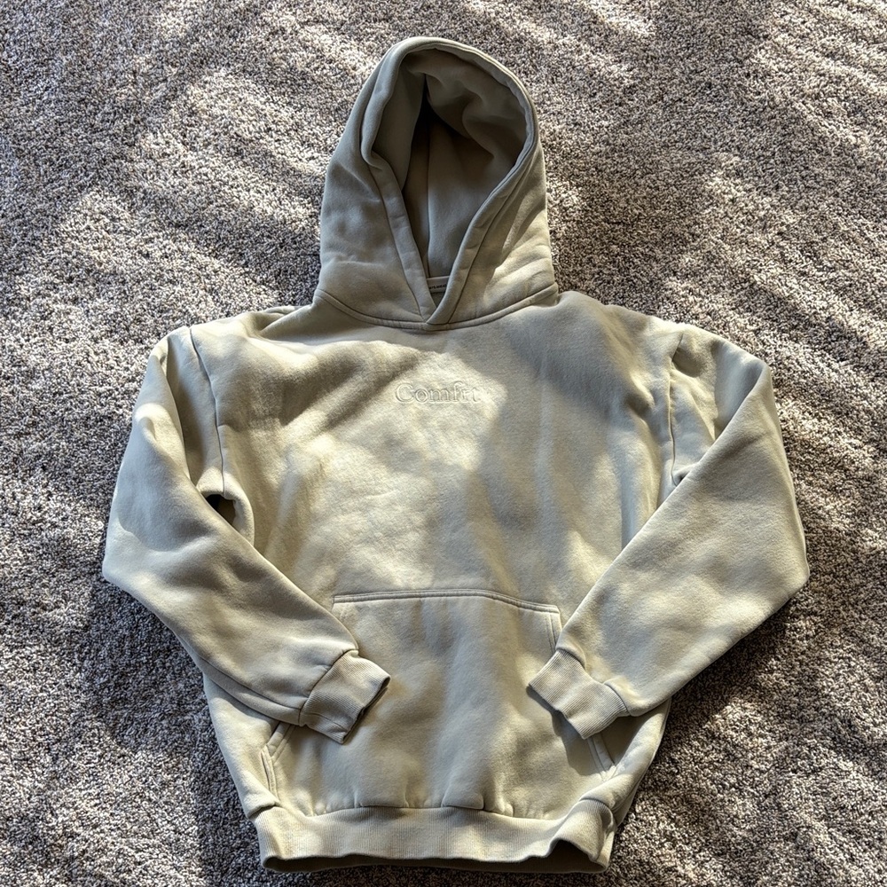 Comfrt Light Green Hoodie